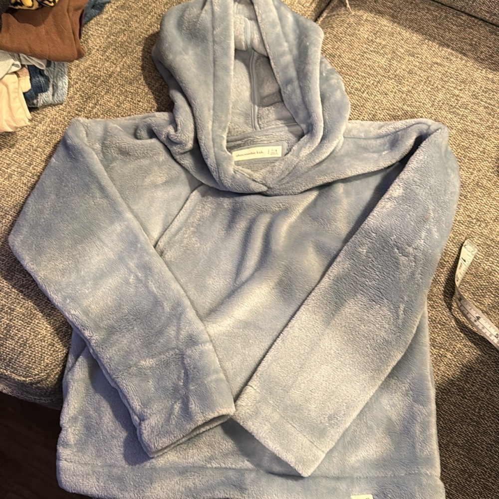 Abercrombie kids 78 blue hoodie ￼